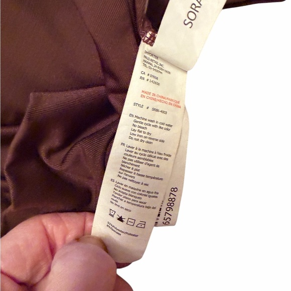 Sommer Ray- Crossover Hem Cinched Front Bra/Workout Top/Bikini-Size Large - Picture 6 of 9